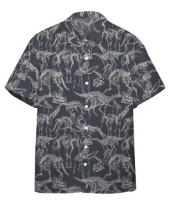 Gearhuman 3D Prehistoric Animals Hawaii Shirt ZK2106216 Short Sleeve Shirt Short Sleeve Shirt S 