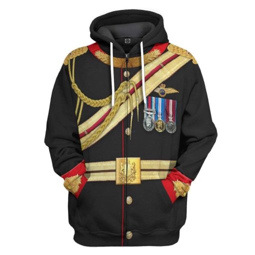Gearhuman 3D Prince Harry Custom Hoodie Apparel GV060820 3D Custom Fleece Hoodies Zip Hoodie S