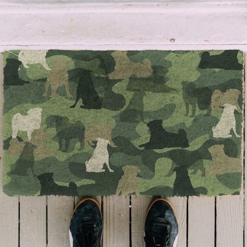 Gearhuman 3D Pug Camo Doormat GK01021 Doormat