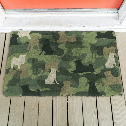 Gearhuman 3D Pug Camo Doormat GK01021 Doormat