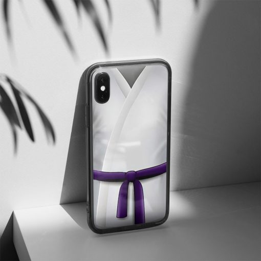 Gearhuman 3D Purple Karate Belt Phone Case ZK1706214 Glass Phone Case