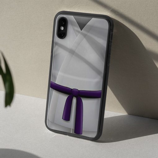 Gearhuman 3D Purple Karate Belt Phone Case ZK1706214 Glass Phone Case
