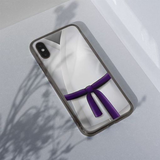 Gearhuman 3D Purple Karate Belt Phone Case ZK1706214 Glass Phone Case