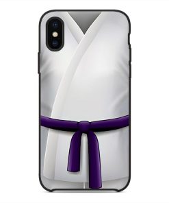 Gearhuman 3D Purple Karate Belt Phone Case ZK1706214 Glass Phone Case Iphone X