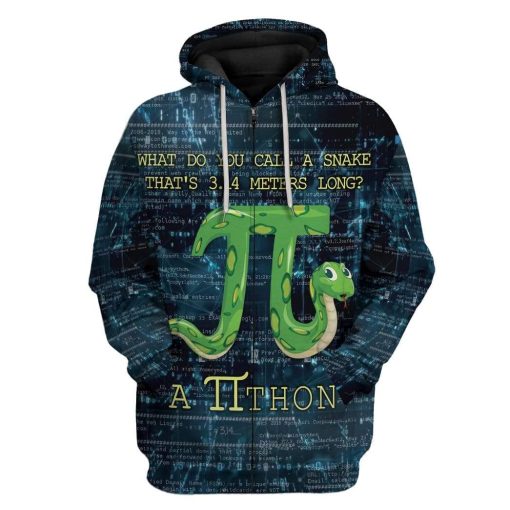 Gearhuman 3D Python Pithon Snake Custom Hoodie Apparel GT27023 3D Custom Fleece Hoodies Zip Hoodie S