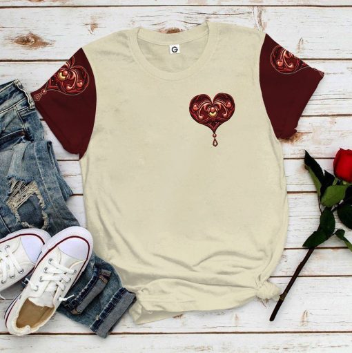 Gearhuman 3D Queen Hearts Lion Poker Custom Name Tshirt Hoodie Appearl GB31126 3D Apparel