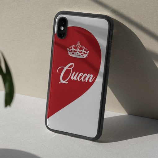 Gearhuman 3D Queen Valentine Custom Phonecase GB22014 Glass Phone Case