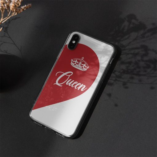 Gearhuman 3D Queen Valentine Custom Phonecase GB22014 Glass Phone Case