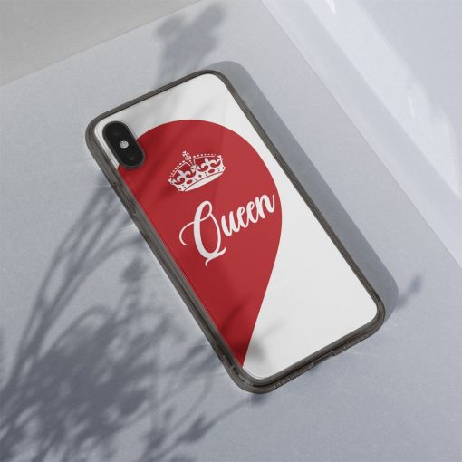 Gearhuman 3D Queen Valentine Custom Phonecase GB22014 Glass Phone Case