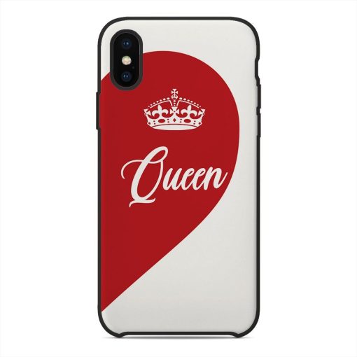 Gearhuman 3D Queen Valentine Custom Phonecase GB22014 Glass Phone Case Iphone X