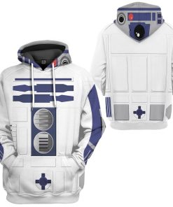 Gearhuman 3D R2D2 Cosplay Custom Tshirt Hoodie Apparel GK11016 3D Apparel 