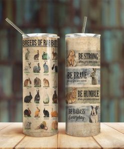 Gearhuman 3D Rabbit Knowledge Custom Tumbler GB09125 Tumbler Long 20oz 