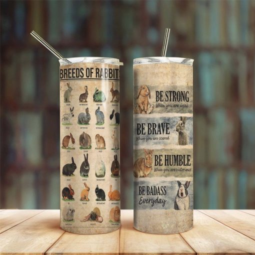 Gearhuman 3D Rabbit Knowledge Custom Tumbler GB09125 Tumbler Long 20oz