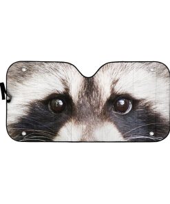 Gearhuman 3D Raccoon Eyes Sunshade ZK0707213 Auto Sunshade 57''x27.5'' 
