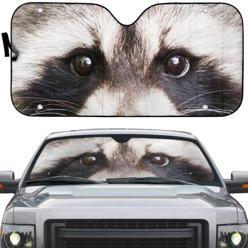 Gearhuman 3D Raccoon Eyes Sunshade ZK0707213 Auto Sunshade