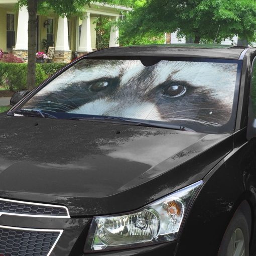 Gearhuman 3D Raccoon Eyes Sunshade ZK0707213 Auto Sunshade