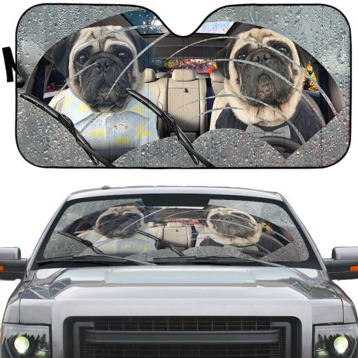 Gearhuman 3D Rain Pugs Custom Car Auto Sunshade GV31085 Auto Sunshade