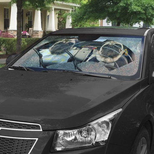 Gearhuman 3D Rain Pugs Custom Car Auto Sunshade GV31085 Auto Sunshade