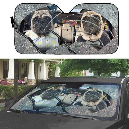 Gearhuman 3D Rain Pugs Custom Car Auto Sunshade GV31085 Auto Sunshade
