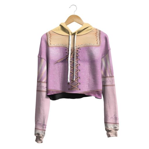 Gearhuman 3D Rapunzel Princess Custom Crop Hoodie CC08126 Crop Hoodie