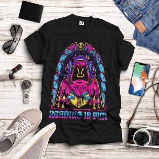 Gearhuman 3D Reading Is Fun Custom Tshirt Apparel GV090915 3D T-shirt