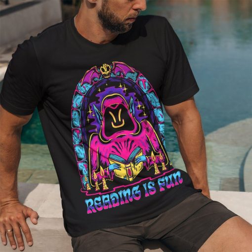 Gearhuman 3D Reading Is Fun Custom Tshirt Apparel GV090915 3D T-shirt