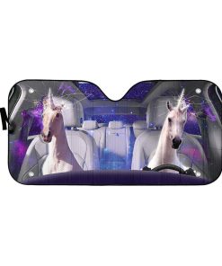 Gearhuman 3D Real Unicorn Custom Car Auto Sunshade GV23091 Auto Sunshade 57''x27.5'' 