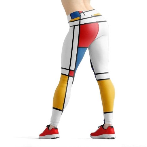 Gearhumans 3D Rectangle Bauhaus Nasa Custom Legging 4 Gearhuman 3D Rectangle Bauhaus Nasa Custom Legging GN18085 Leggings
