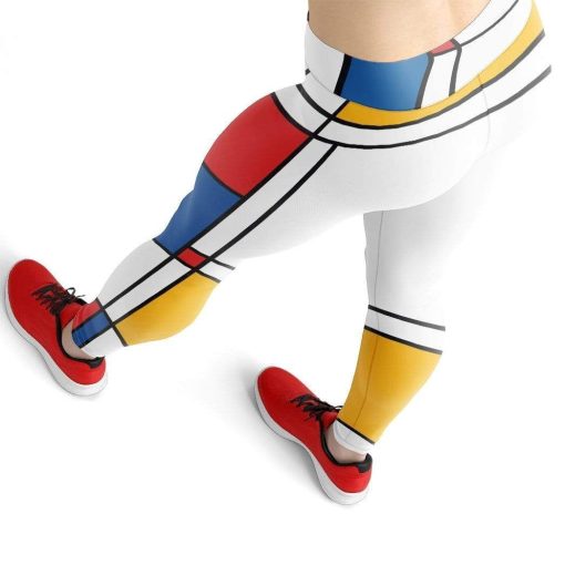 Gearhumans 3D Rectangle Bauhaus Nasa Custom Legging 5 Gearhuman 3D Rectangle Bauhaus Nasa Custom Legging GN18085 Leggings