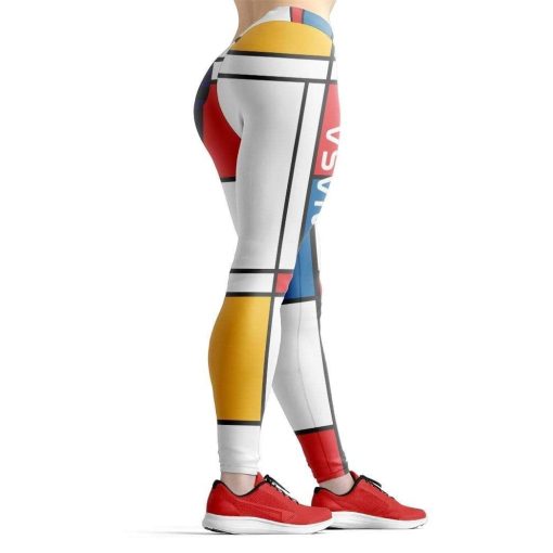Gearhumans 3D Rectangle Bauhaus Nasa Custom Legging 3 Gearhuman 3D Rectangle Bauhaus Nasa Custom Legging GN18085 Leggings