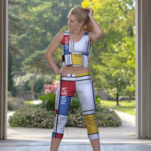 Gearhumans 3D Rectangle Bauhaus Nasa Custom Legging 6 Gearhuman 3D Rectangle Bauhaus Nasa Custom Legging GN18085 Leggings