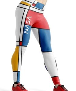 Gearhuman 3D Rectangle Bauhaus Nasa Custom Legging GN18085 Leggings Leggings S