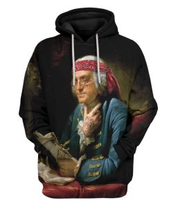 Gearhuman 3D Red Benjies Custom Hoodie Apparel GW29041 3D Custom Fleece Hoodies Hoodie S 