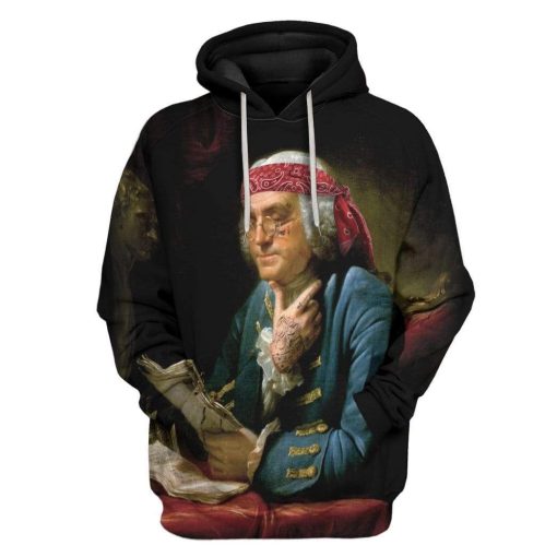 Gearhuman 3D Red Benjies Custom Hoodie Apparel GW29041 3D Custom Fleece Hoodies Hoodie S