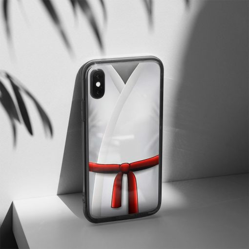 Gearhuman 3D Red Karate Belt Phone Case ZK1706212 Glass Phone Case