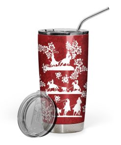Gearhuman 3D Red Team Roping Tumbler ZZ0807217 Tumbler Short 20oz 