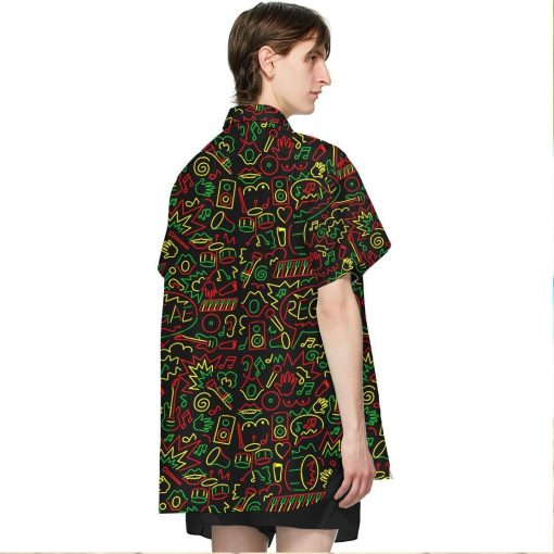 Gearhuman 3D Reggae Hawaii Shirt ZK1406214 Hawai Shirt