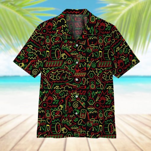 Gearhuman 3D Reggae Hawaii Shirt ZK1406214 Hawai Shirt