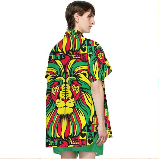 Gearhuman 3D Reggae Music Celebration Hawaii Shirt ZK1406213 Short Sleeve Shirt