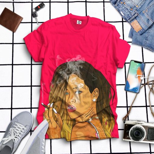 Gearhuman 3D Rihanna Custom Tshirt Hoodie Apparel GV09121 3D Apparel