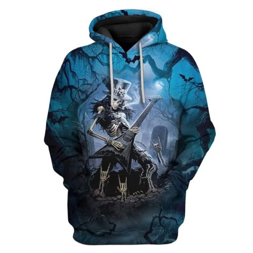 Gearhuman 3D Rock Never Die T-Shirts Hoodies Apparel SK-M14026 3D Custom Fleece Hoodies Hoodie S