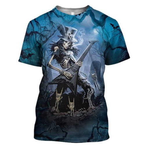 Gearhuman 3D Rock Never Die T-Shirts Hoodies Apparel SK-M14026 3D Custom Fleece Hoodies T-Shirt S