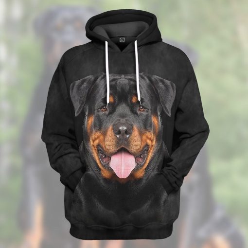 Gearhuman 3D Rottweiler Dog Tshirt Hoodie Apparel GV05037 3D Apparel