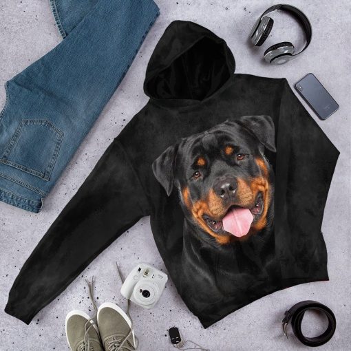Gearhuman 3D Rottweiler Dog Tshirt Hoodie Apparel GV05037 3D Apparel