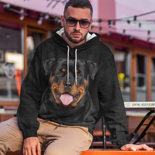 Gearhuman 3D Rottweiler Dog Tshirt Hoodie Apparel GV05037 3D Apparel