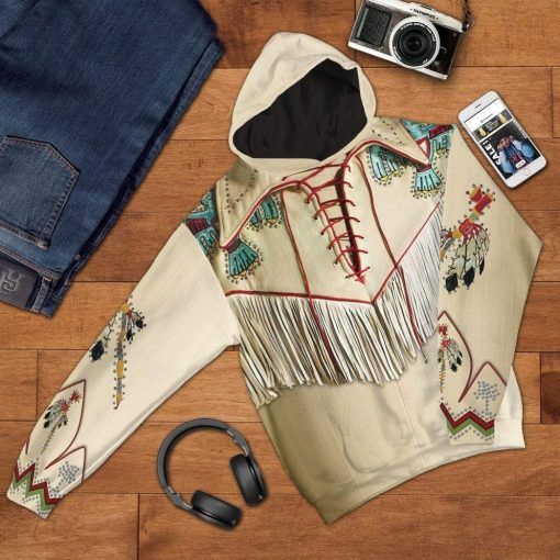 Gearhuman 3D Roy Rogers Custom Hoodie Apparel GL270713 3D Custom Fleece Hoodies