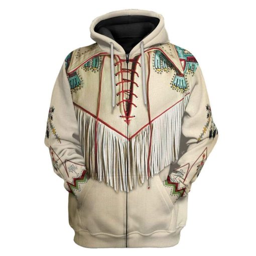 Gearhuman 3D Roy Rogers Custom Hoodie Apparel GL270713 3D Custom Fleece Hoodies Zip Hoodie S