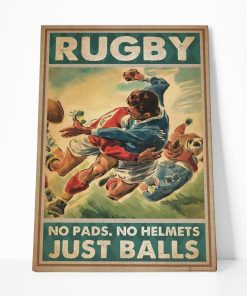 Gearhuman 3D Rugby Just Balls Custom Canvas GB170212 Canvas 1 Piece Non Frame M