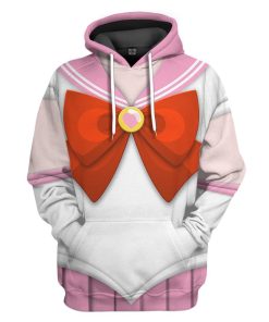 Gearhuman 3D Sailor Chibi Moon Custom Tshirt Hoodie Apparel CC311213 3D Apparel Hoodie S 