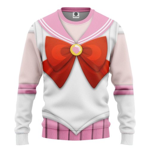 Gearhuman 3D Sailor Chibi Moon Custom Tshirt Hoodie Apparel CC311213 3D Apparel Long Sleeve S